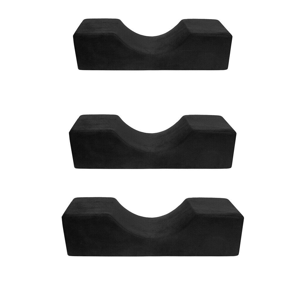 3 Pieces Eyelash Extension Pillow Momory Foam Beauty Salon Pillow 50x20x13cm