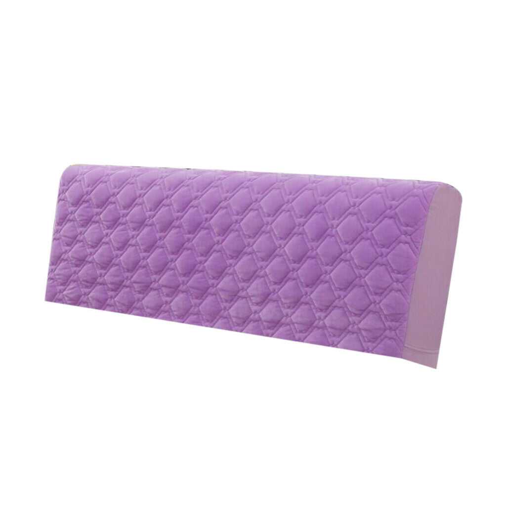 Thickening Stretch Bed Headboard Slip Cover Protector Decoration Purple