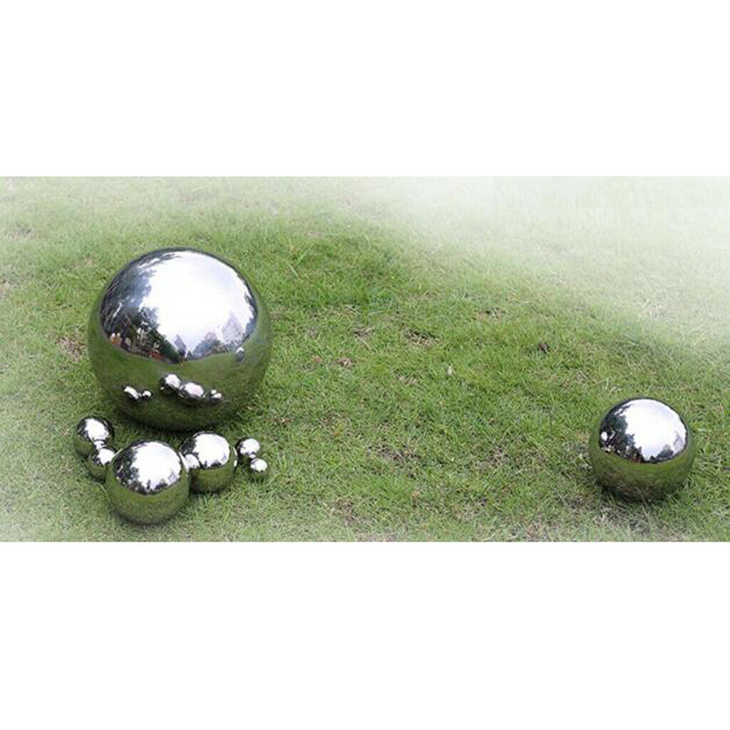 Hollow Gazing Ball Polish Shiny Mirror Sphere For Home Garden Ornament 76mm