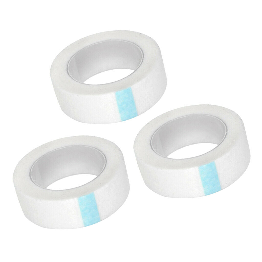 3 lot Lint Free Adhesive Eyelash Tape for Lash Extension Grafting Curling
