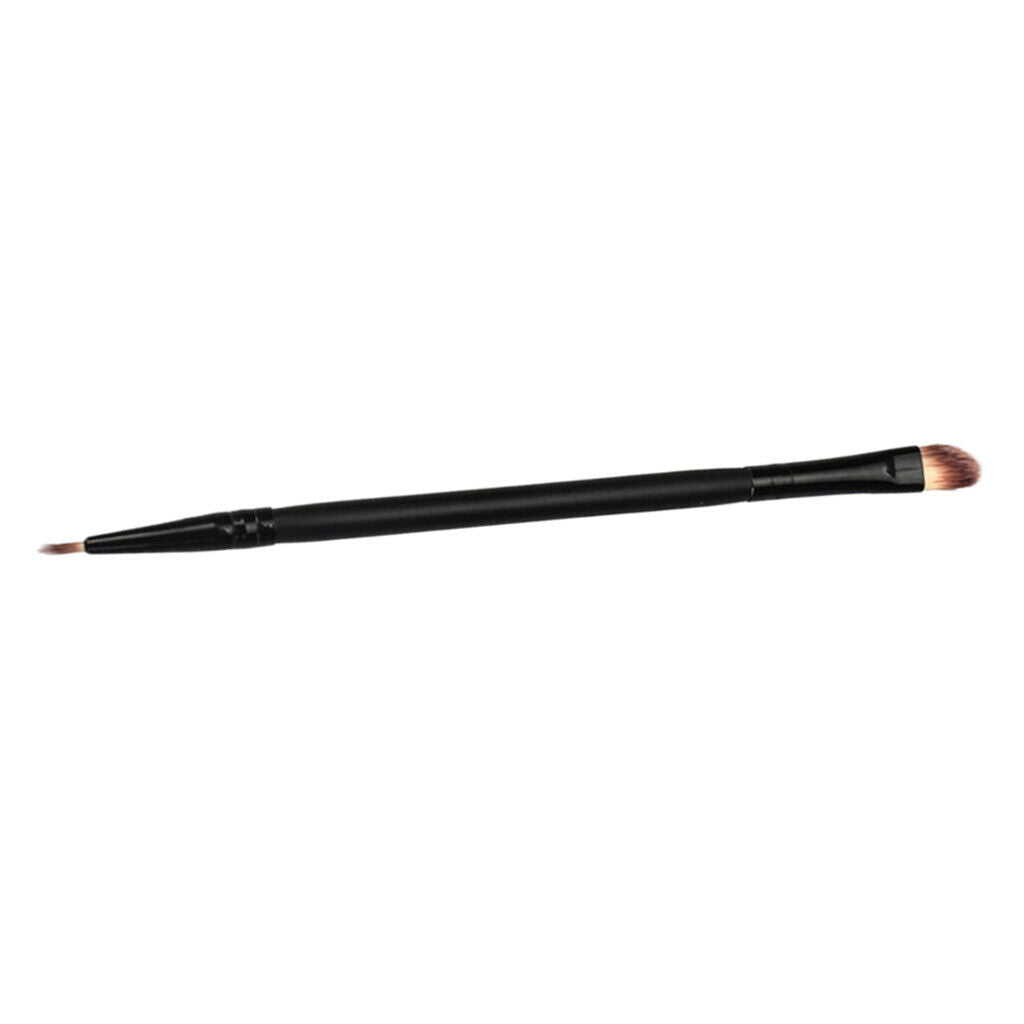 1 Piece Dual Sided Eyeliner Eyeshadow Brush - Premium Synthetic Angled Eyeshadow