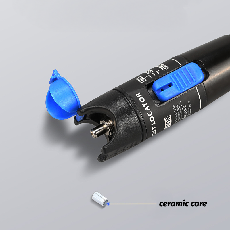 1Mw 5Km Meter Test Equipment Visual Failure Red Light Pen Optical Cable Tester