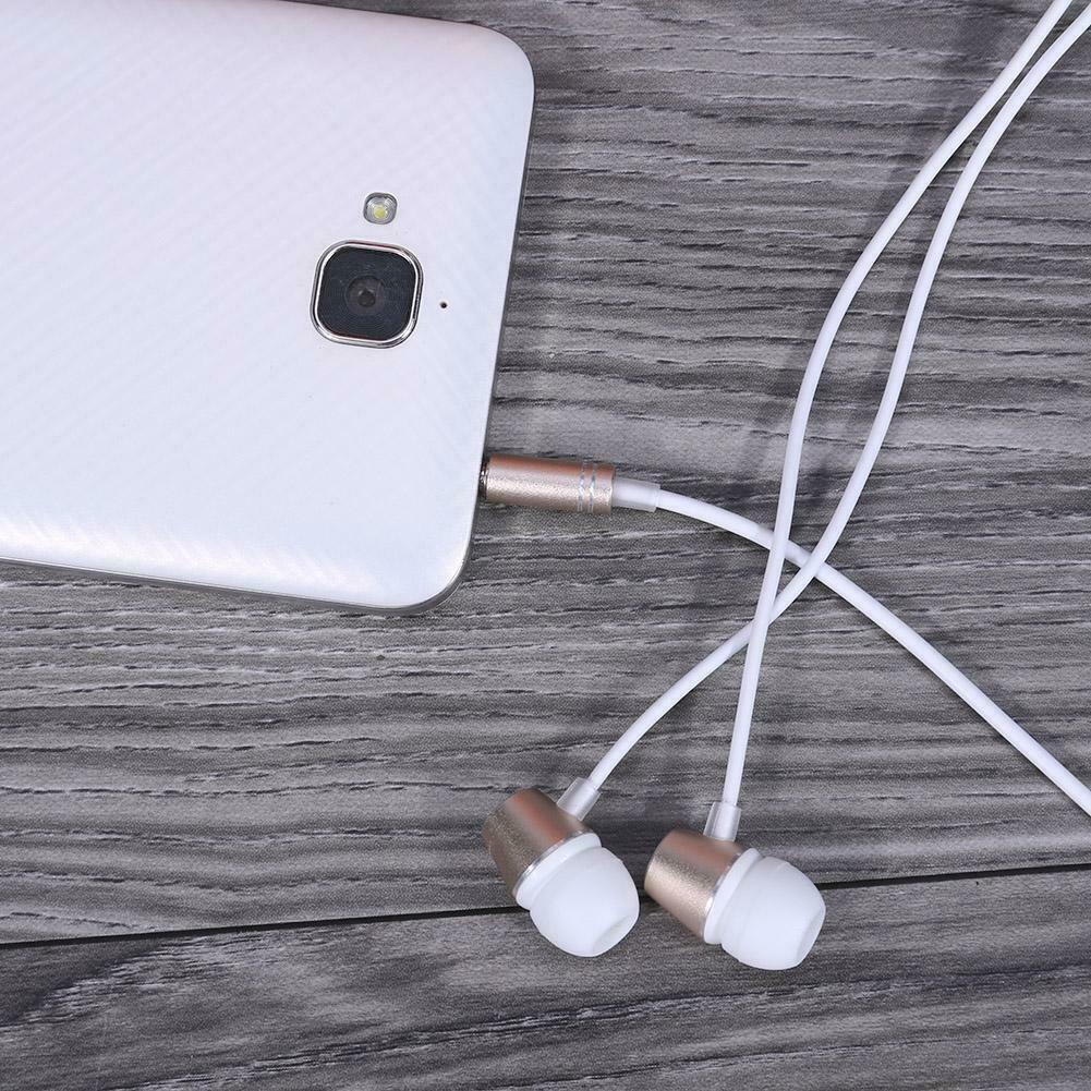 Universal Metal In-ear Eeadphone Earbuds Line Control Stereo Sport Headset @