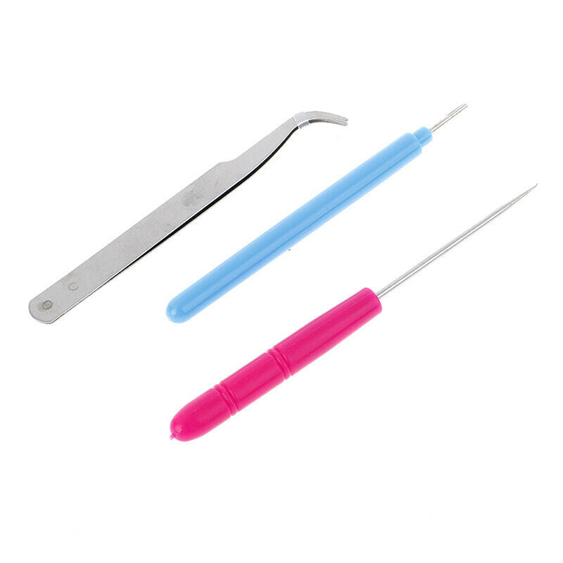 3xPaper DIY Set Quilling Paper Tools Tweezer Needle Pins Slotted Pen Tool.l8