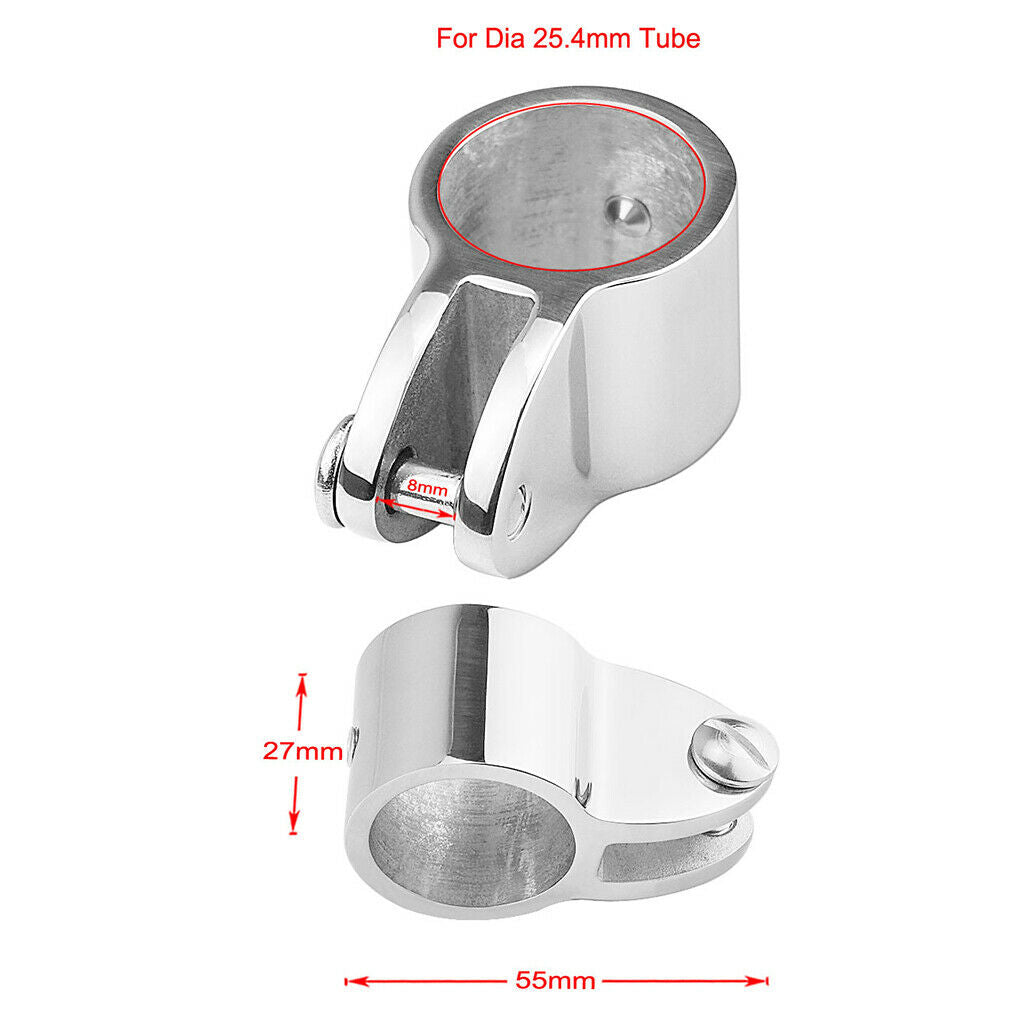 Jaw Slide 316 Stainless Steel Fittings 1'' For Bimini Top Hardware