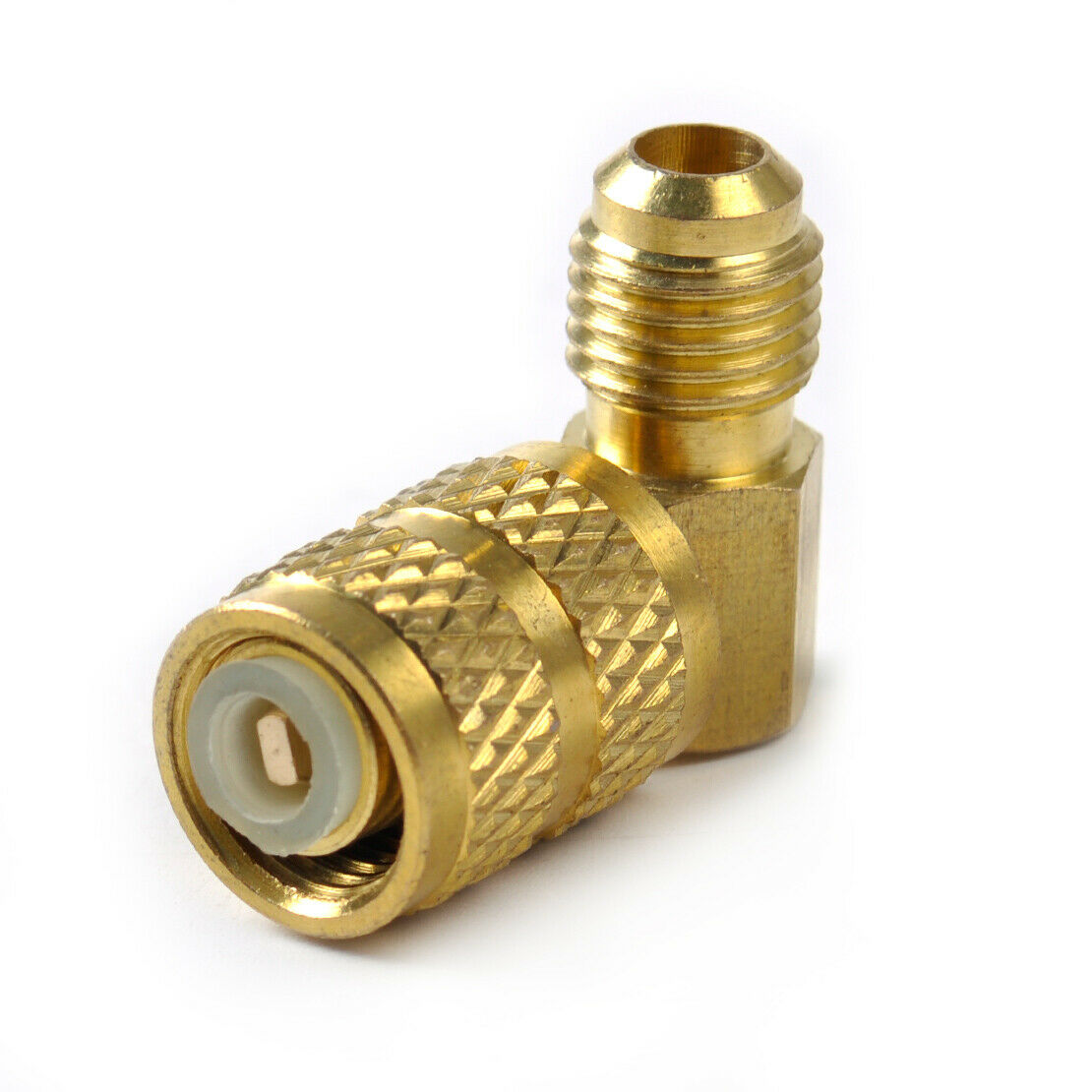 Fit for R410A Gauges Hose M1/4SAE-F5/16 Refrigeration Adapter Connector An
