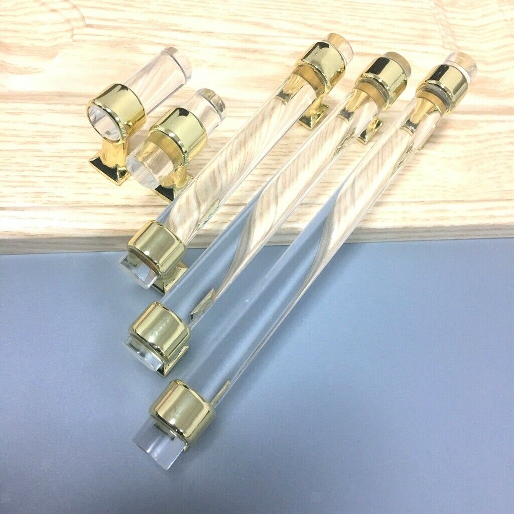 Acrylic T-handle cabinet handle drawer handles pull knob for cabinet door 40mm