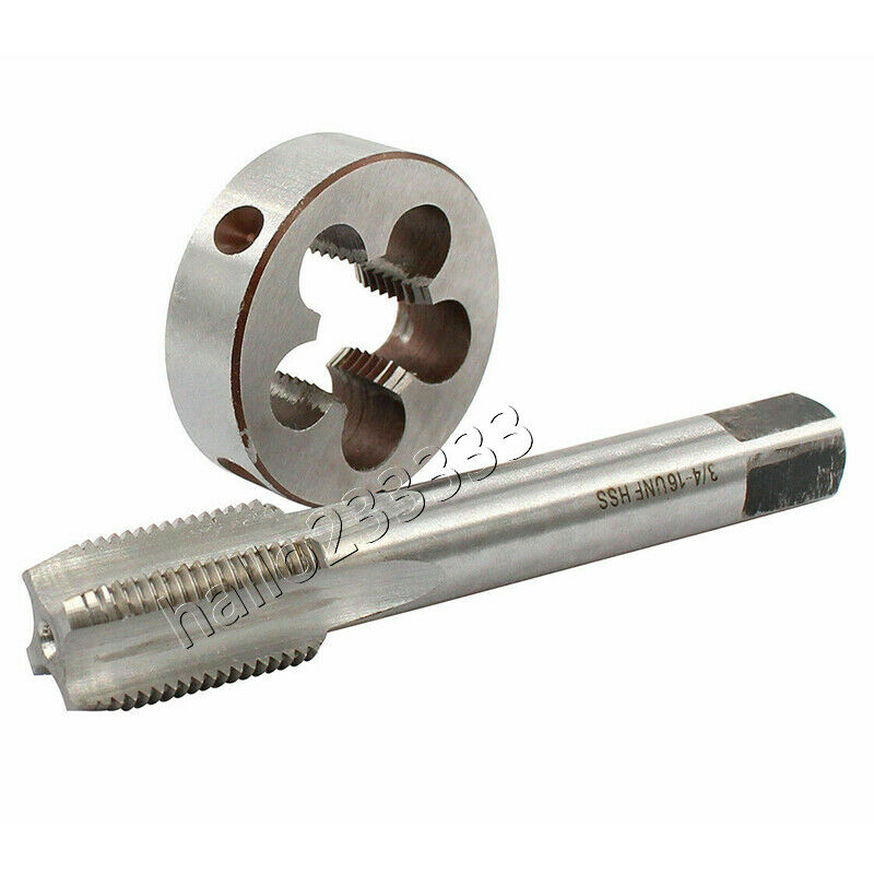 New 3/4-16 UNF HSS Right Hand Thread Tap and Die Set 3/4" - 16 TPI