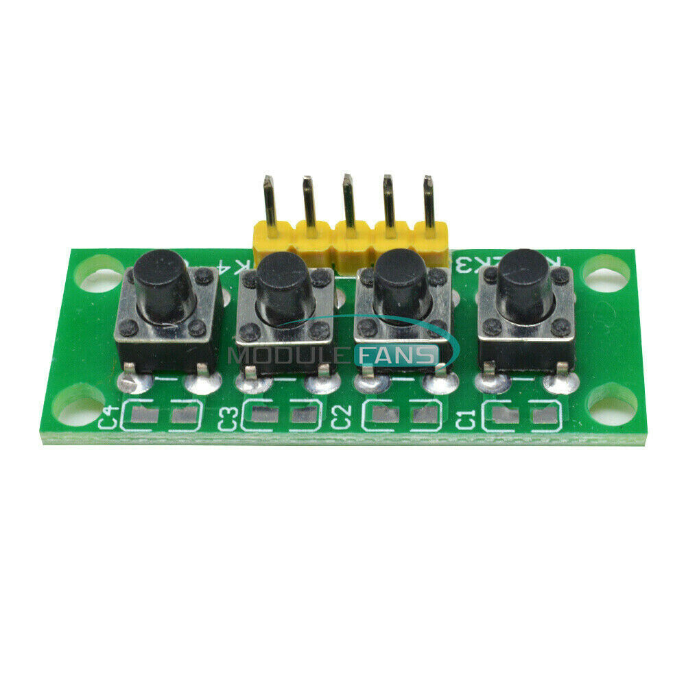DIY 5Pin 1x4 4 Keys Button Keypad Keyboard Breadboard Module for Arduino