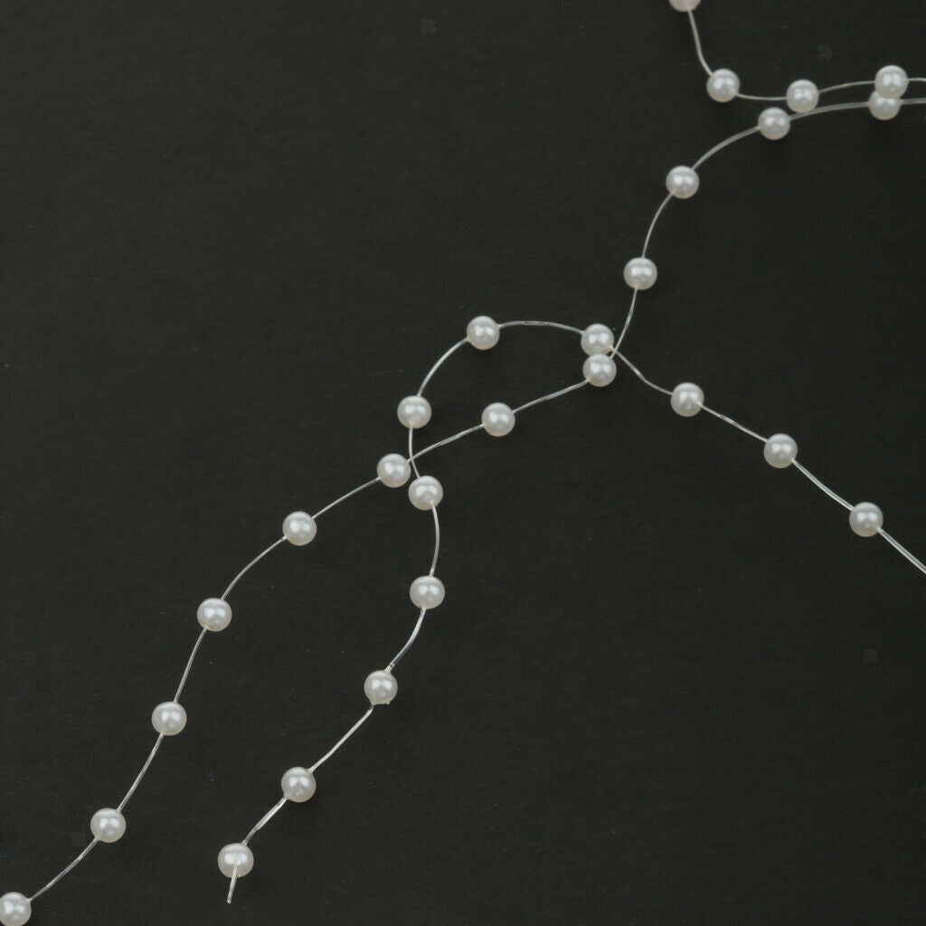 Fishing Line Pearls/Flower Chain Garland Chandelier Hanging Wedding Supplier