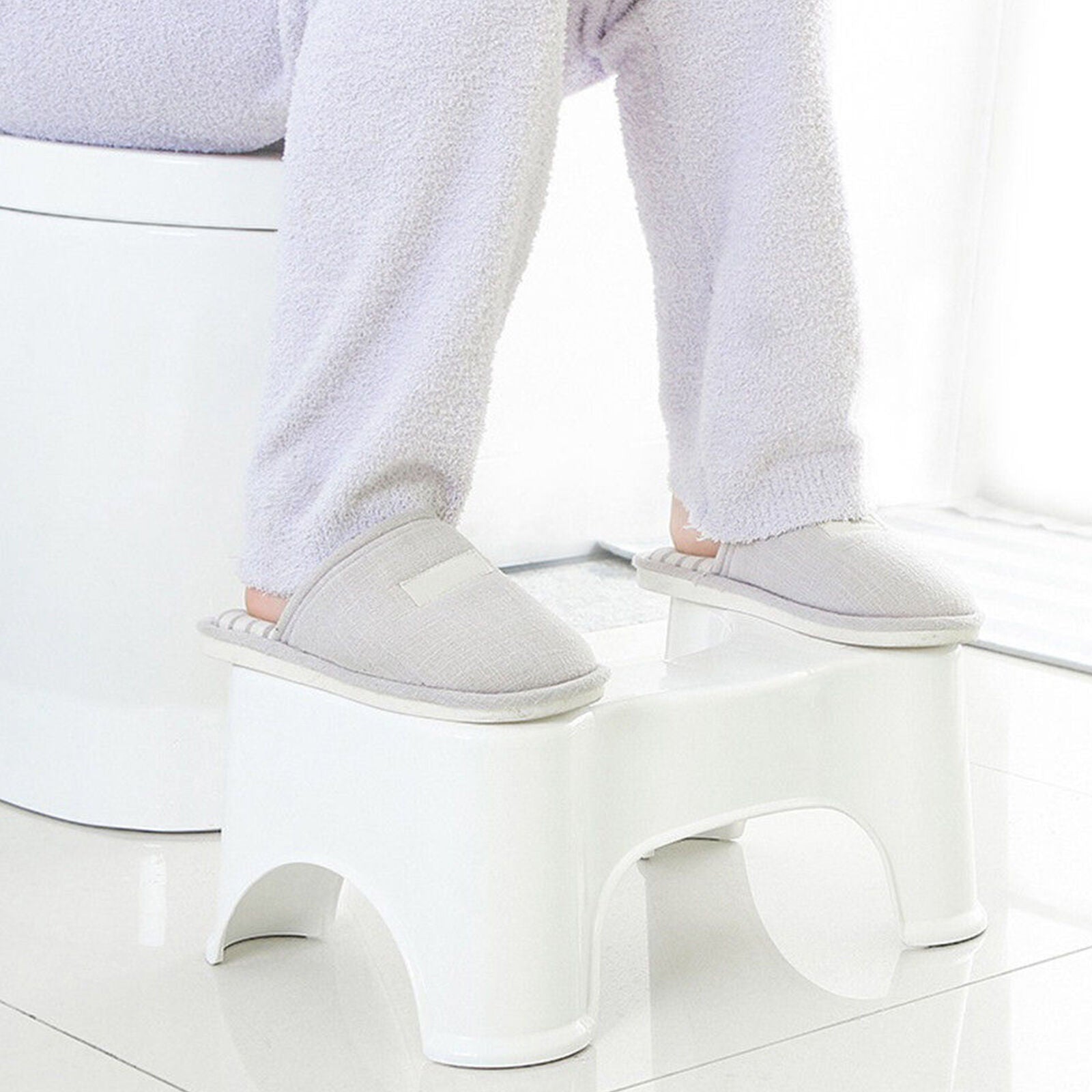 For Prevent Constipation Toilet Step Stool Aid Potty Chair Bathroom Universal