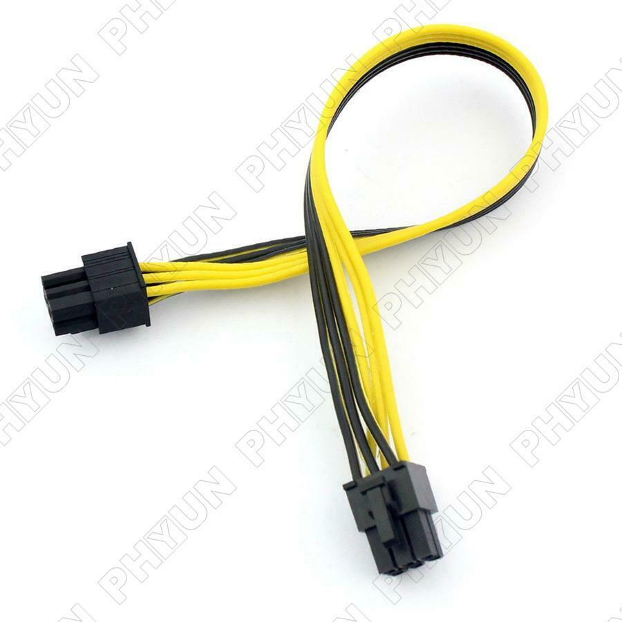 10Pcs PCI-E PCI Express 6P Male to 6Pin Male Graphics Video Card DIY Power Cable