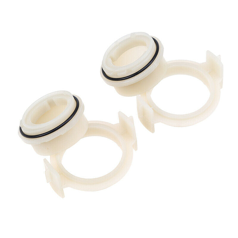 2x H7 LED Headlight Bulb Adapter Holder White forÂ BMW E46 3Series 325i 330i