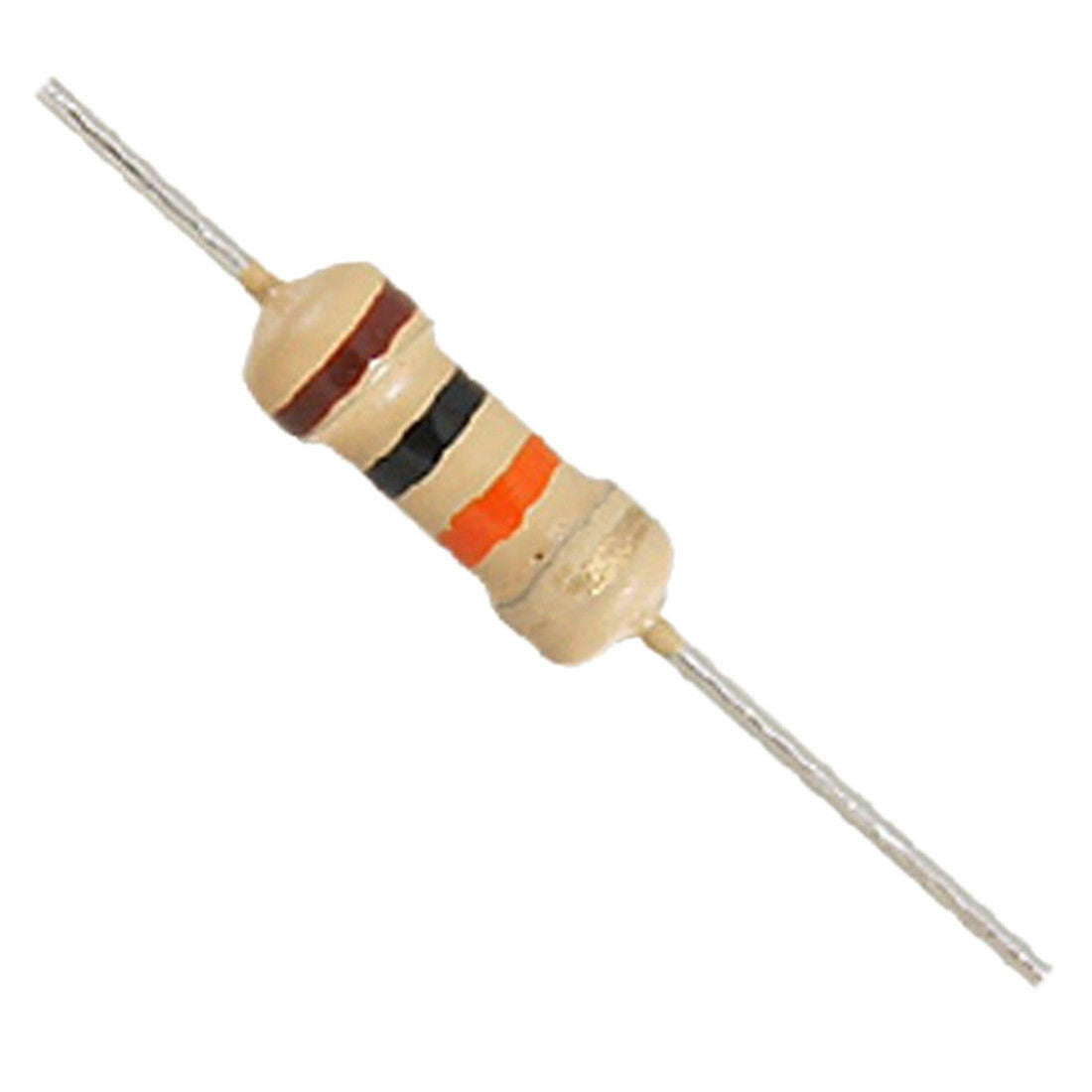 100pcs 1/4W 250V 10K Ohm Axial Lead Carbon Film Resistors O3C6