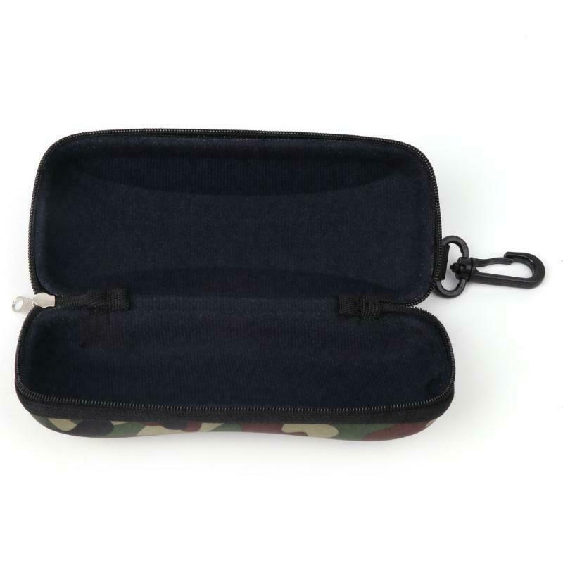 Glasses Box Sunglasses Case Camouflage Storage Protector Zipper Unisex Container