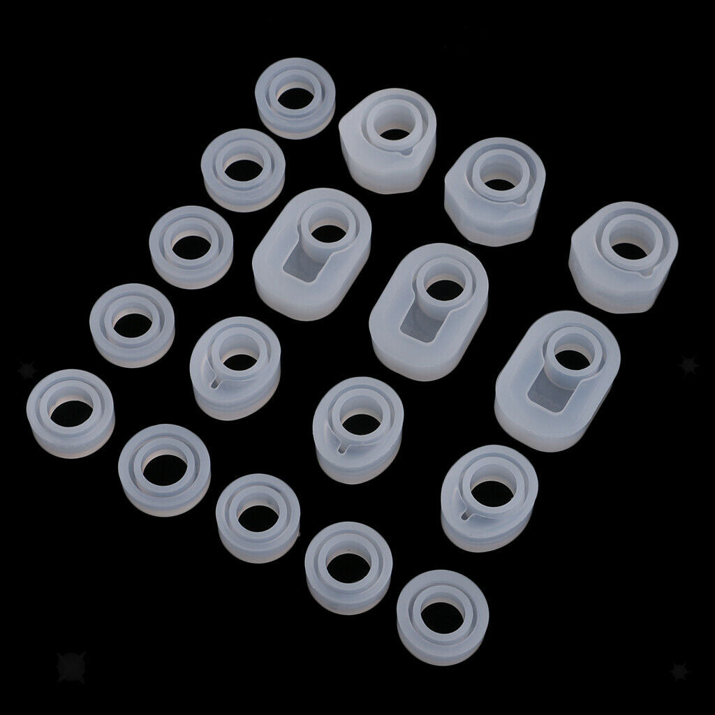 DIY   Assorted   Rings   Sugarcraft   Silicone   Moulds   Cake   Decor   Baking