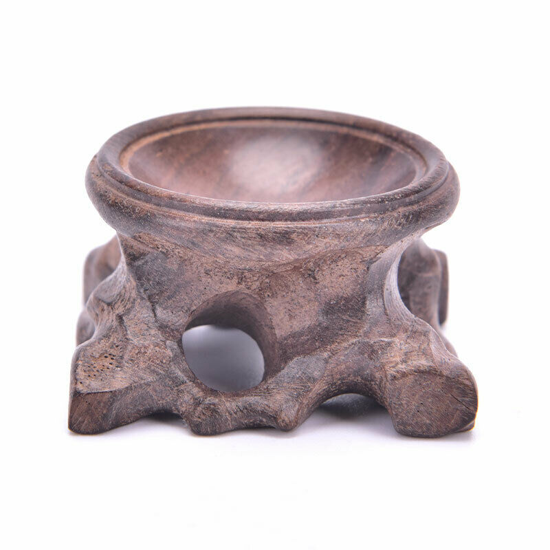 Wood Display Stand Base For Crystal Ball Sphere Globe Stone Decoration Cr.l8