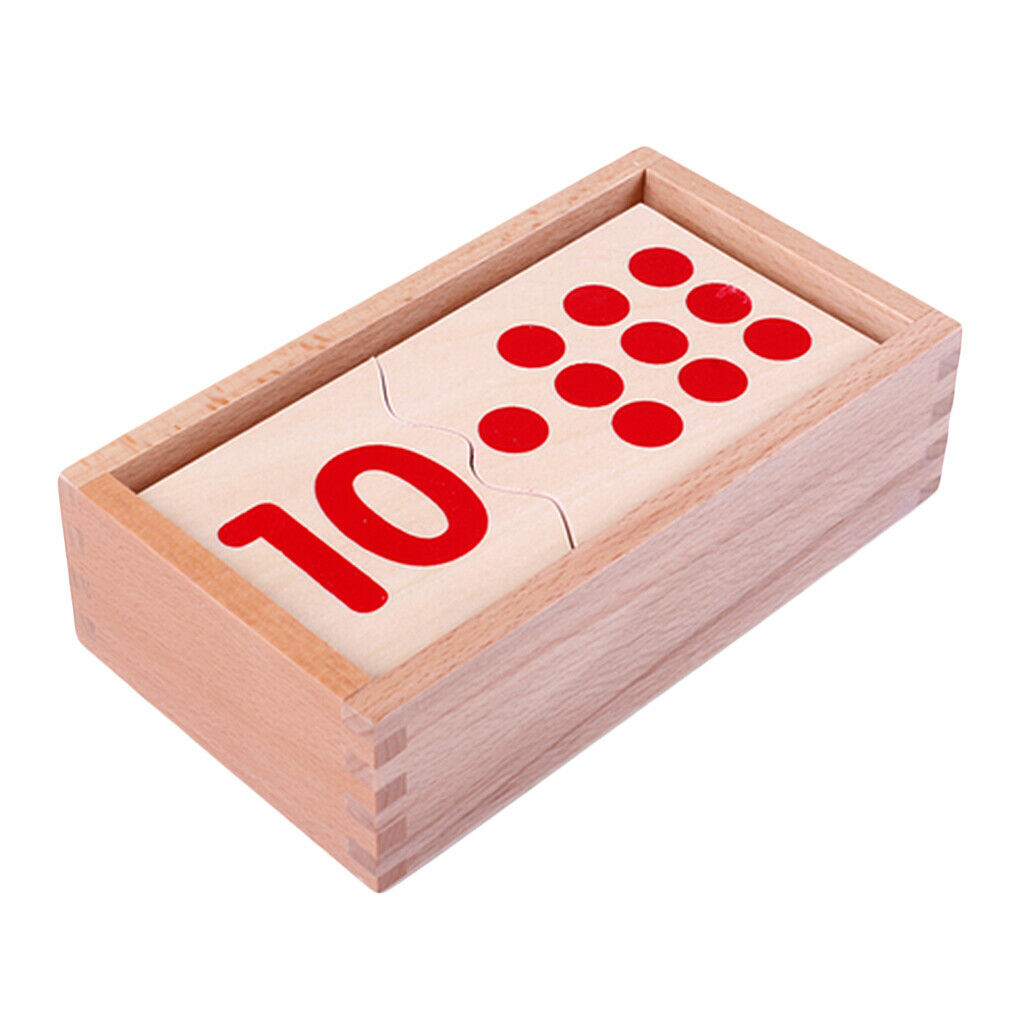 Kids Wooden Montessori Educational Mathematics Family Set Teaching Material