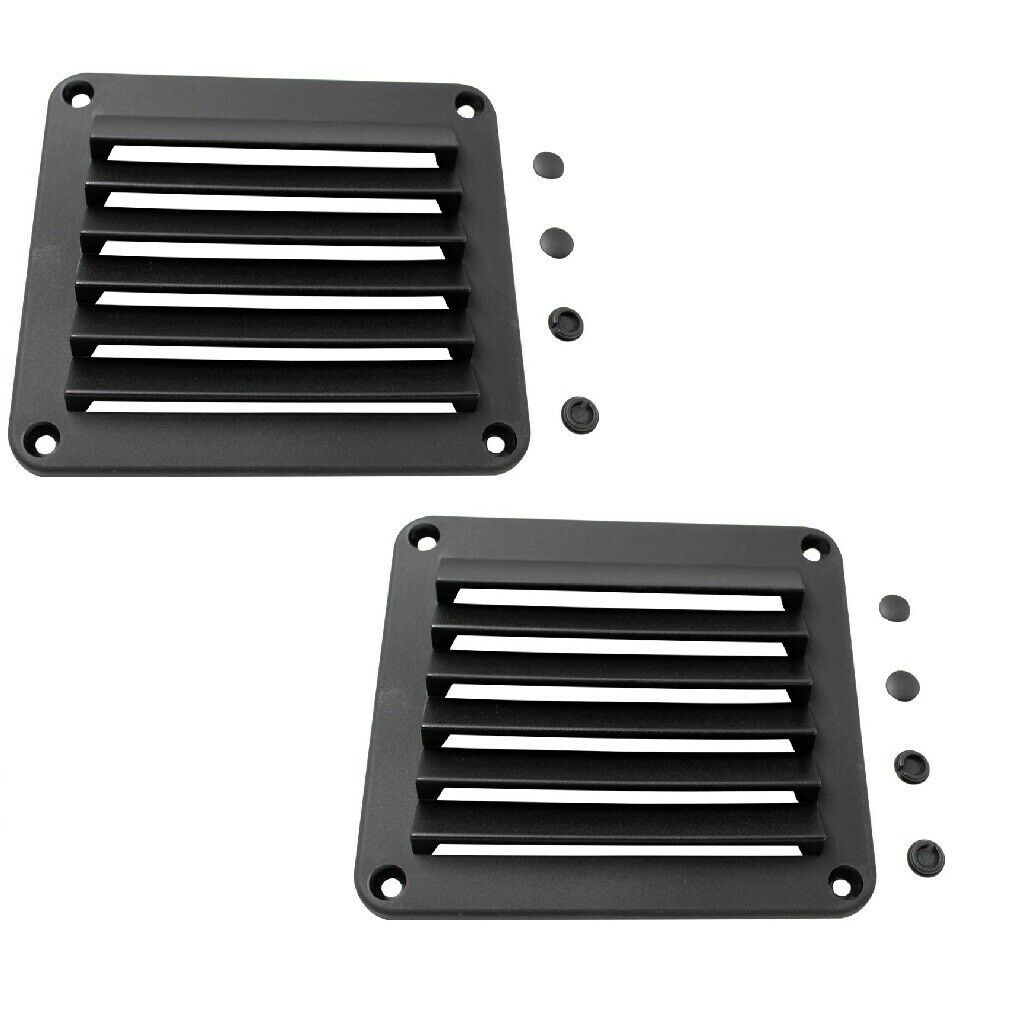 2 Pieces Exhaust Vents, Stainless Steel Air Filter Duct Grille Wall Air Vents