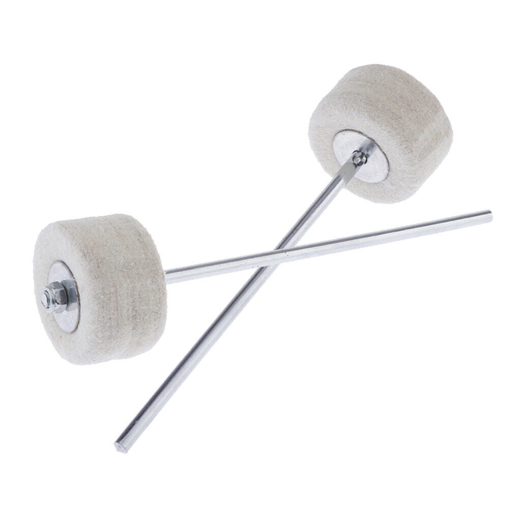 2Pcs Jazz Drum Hammer Mallet Stick for Drummer Accessories Replacement