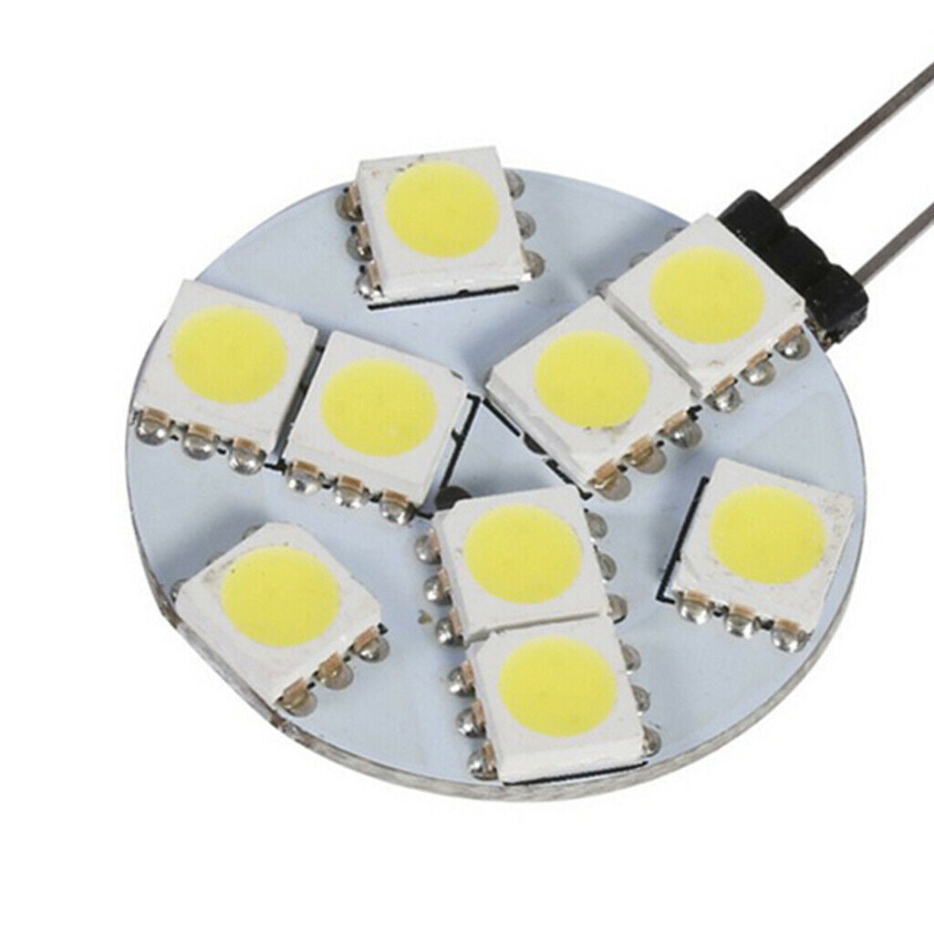 10pcs G4-5050-9SMD 0.36W Halogen Vehicle Bulbs Auto Xenon 12V Headlights Car