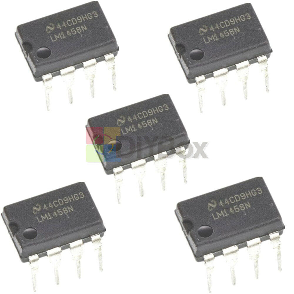 50PCS 1458 LM1458N DIP-8 LM1458 IC DUAL OPERATIONAL AMPLIFIER IC