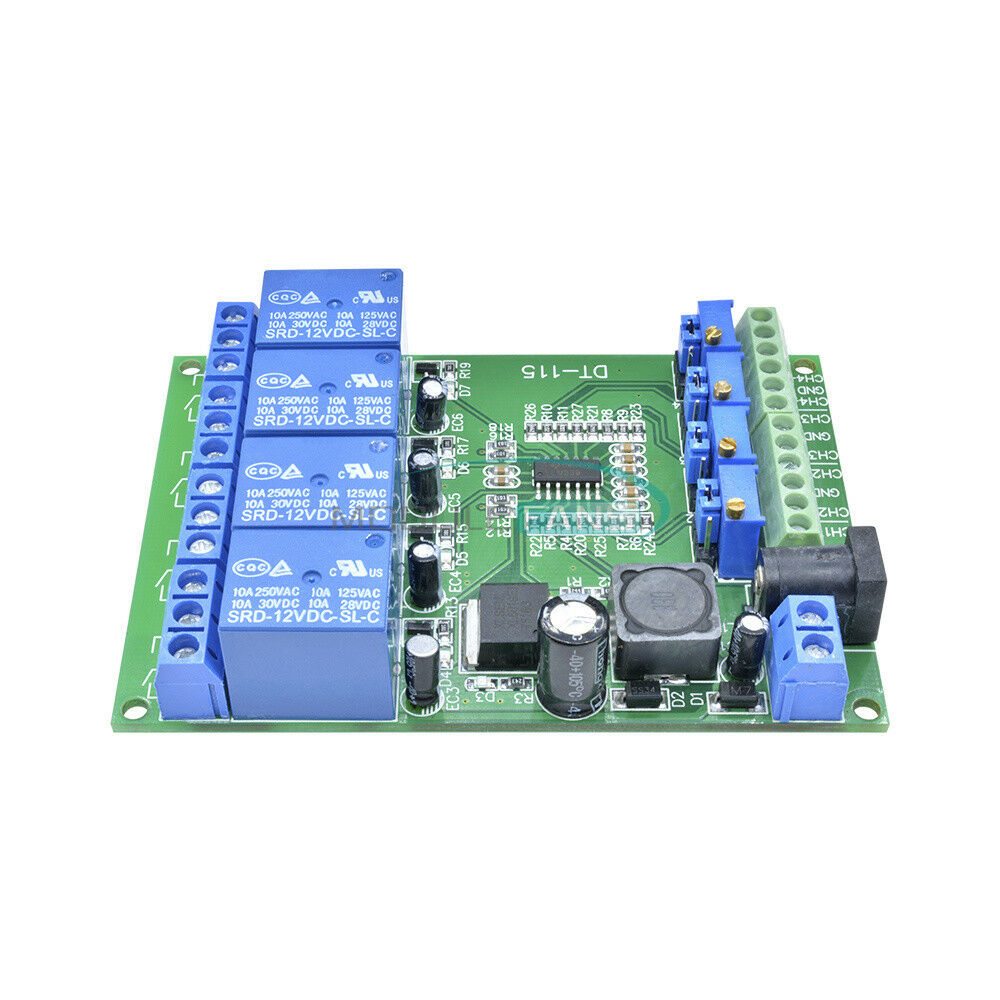 DC 12V 4-Channel Voltage Comparator Stable LM393 Comparator Module