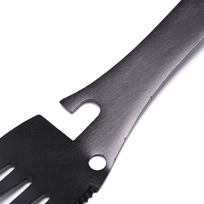 multifunctional camping cookware spoon fork bottle opener outdoor survival to.DD