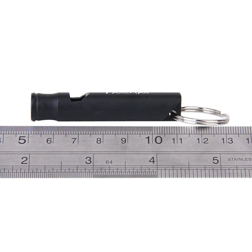 2x 2 Aluminum Alloy Survival  Whistle Key Chain