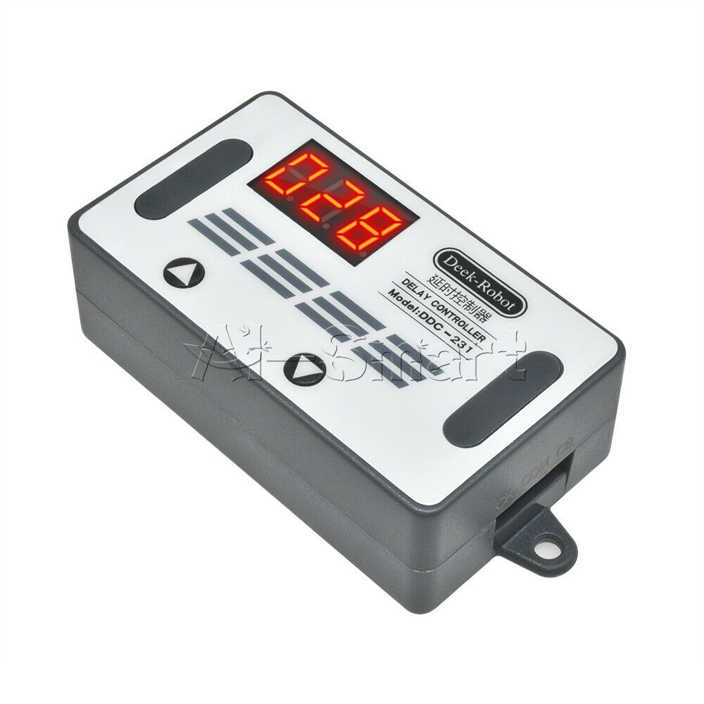 Programmable DC 12V Cycle Timer Digital Relay LED Trigger Switch Module+Buzzer
