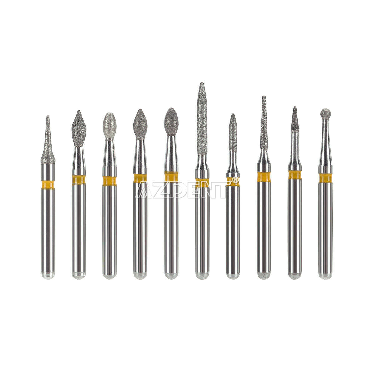 50 X Dental Diamond Burs FG-117 Composite Repair Kit For High Speed Handpiece