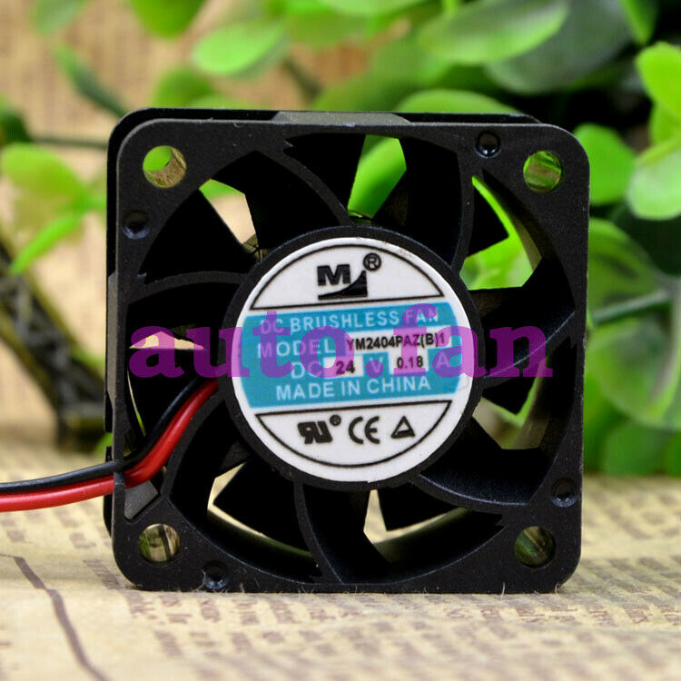 YM2404PAZB1 4028 24V 0.18A 4CM 2-wire inverter cooling fan