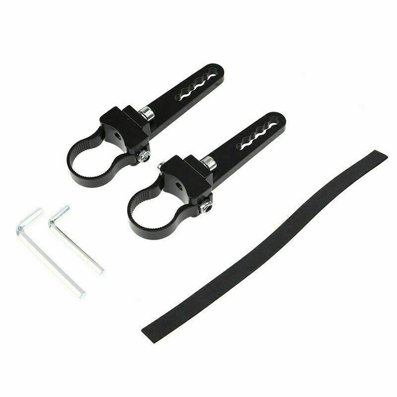 2PC 1.25" O Type Tube Bullbar Mounting Bracket Clamps Fog Off Road LED Light Bar