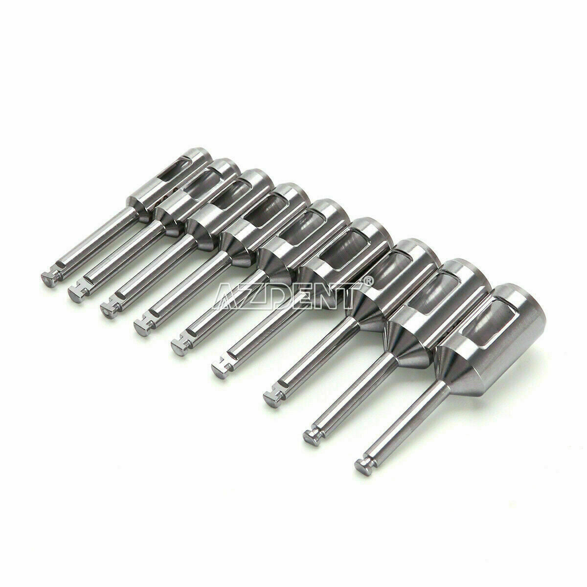 9PCS Dental Implant Tissue Punch Stainless steel Surgical Instrument Autoclavabl