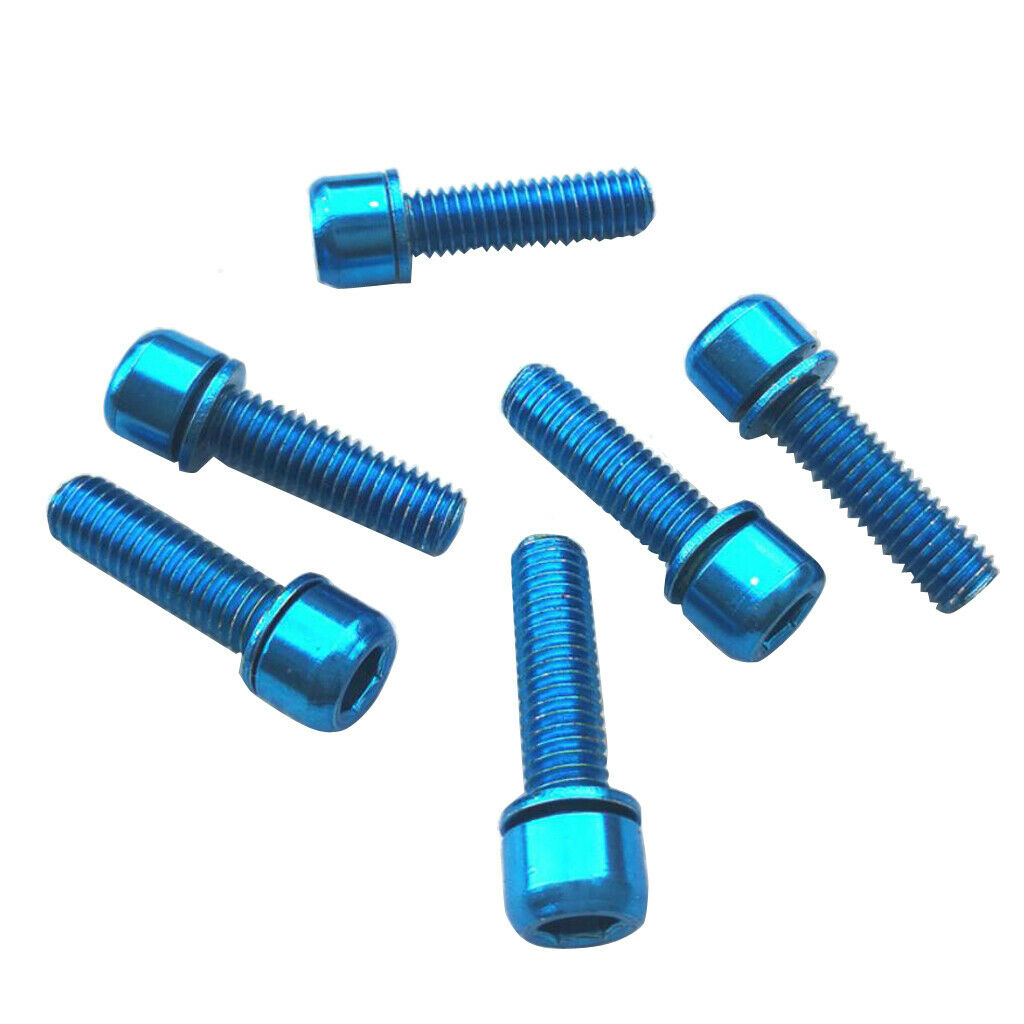 12 Pieces MTB Road Bikes Hex Socket Screws M5x18 for Rear Rack Fixed Gears