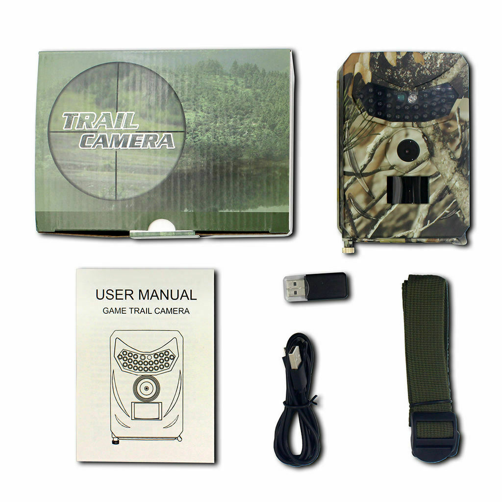 Outdoor Hunting Camera Wildlife Infrared Cam 1080P Camcorder Security New