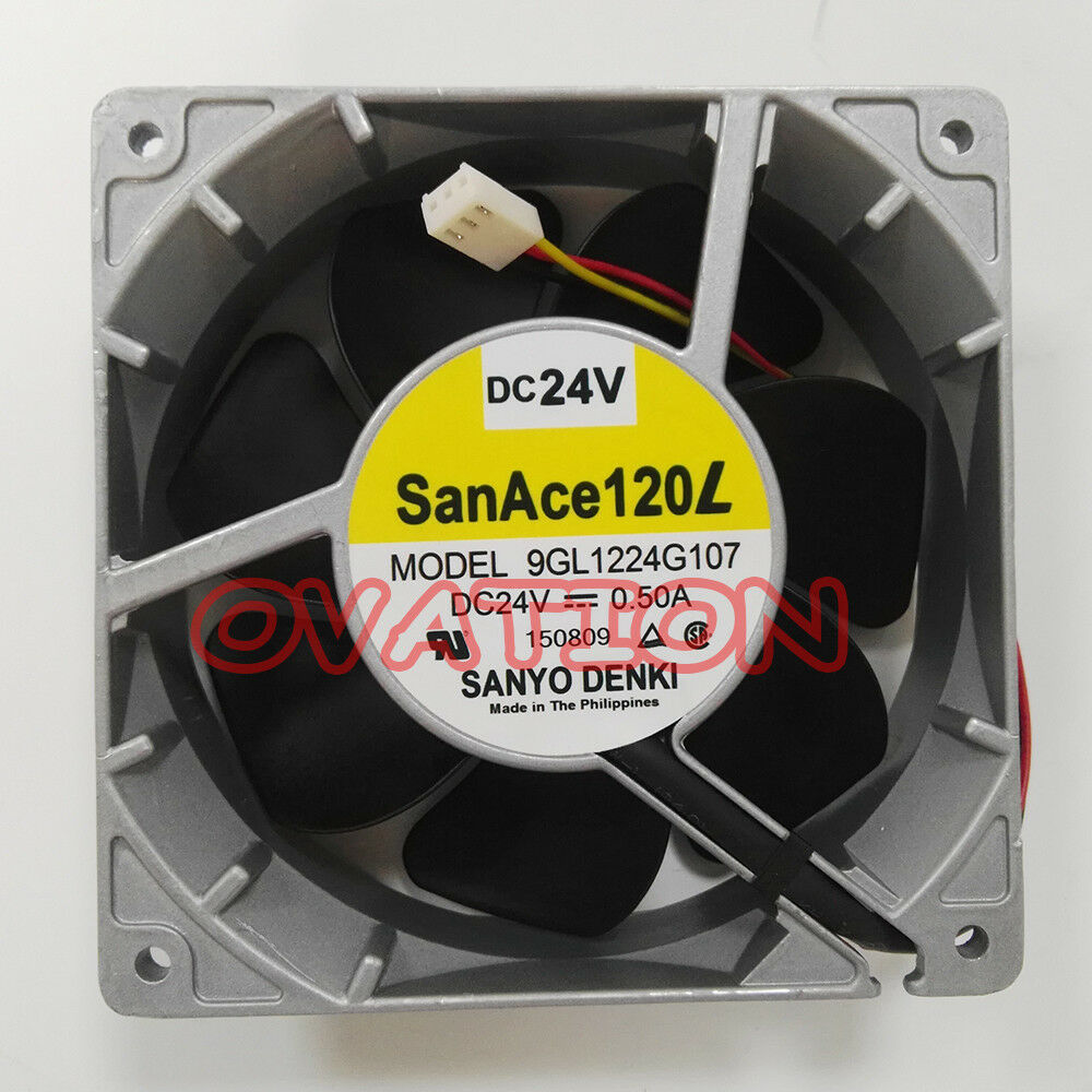 For Sanyo Denki SanAce120L DC24V 0.50A Cooling Fan 9GL1224G107