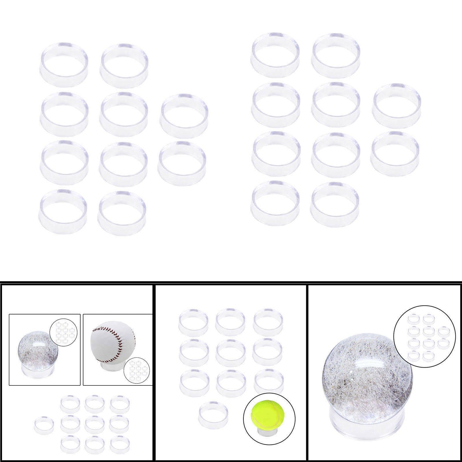 20x Acrylic Display Stand For Crystal Ball Glass Stone Sphere Gems Base