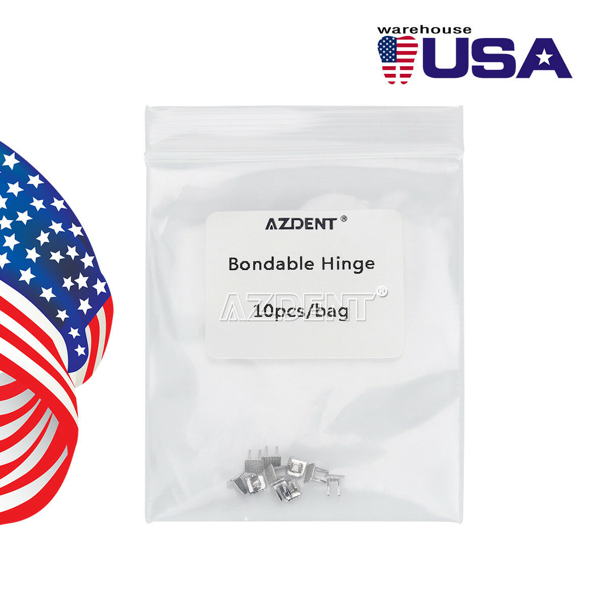 20 Pack Dental Orthodontic Bite Turbos Opener Teeth Tongue Bondable Hinge Button