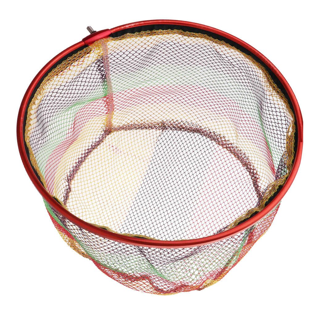 Aluminum Alloy Fishing Folding Net Brail Head Round Dipnet Tackle Accessory 18cm
