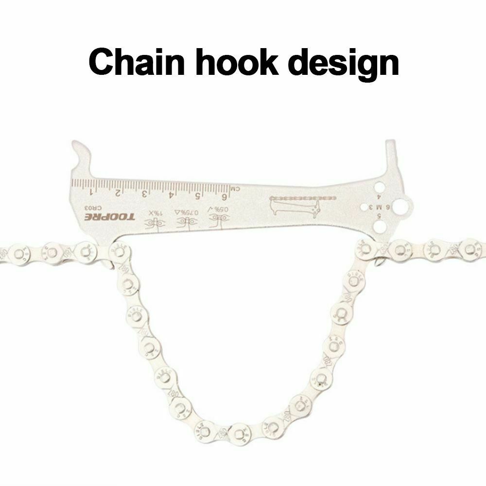 Three-in-one Caliper Ruler Chain Measurement Bike Chain Wear Indicator Gauge