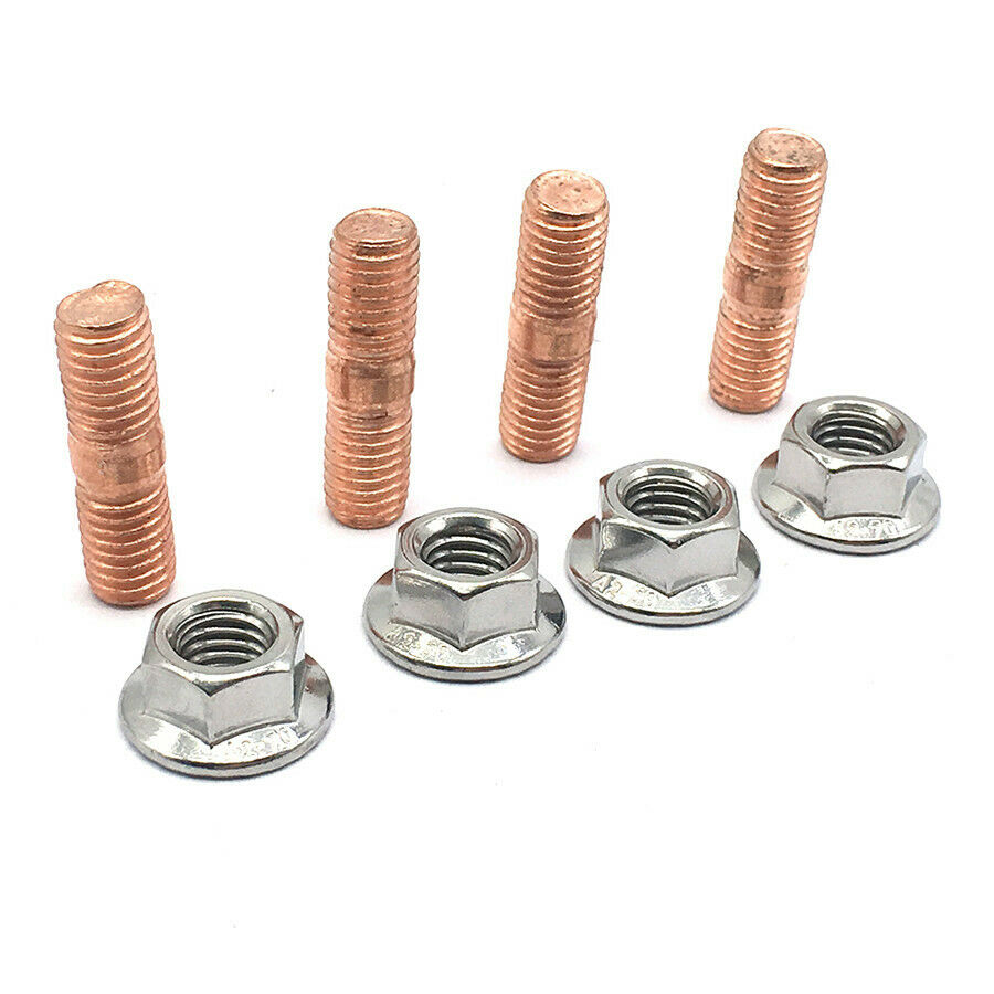 M10 x 1.50mm Turbo Stud Kit Flange Nuts for T3 T4 T5 T6 Turbocharger Manifolds