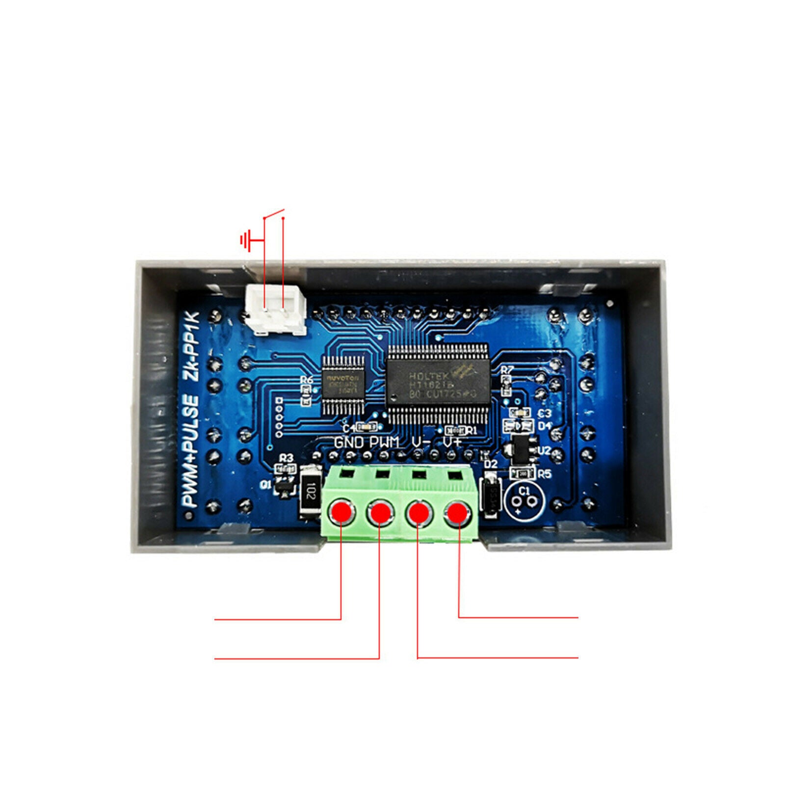 ZK-PP1K PWM Pulse Frequency Square Wave Signal Function Generator 1Hz~150KHz