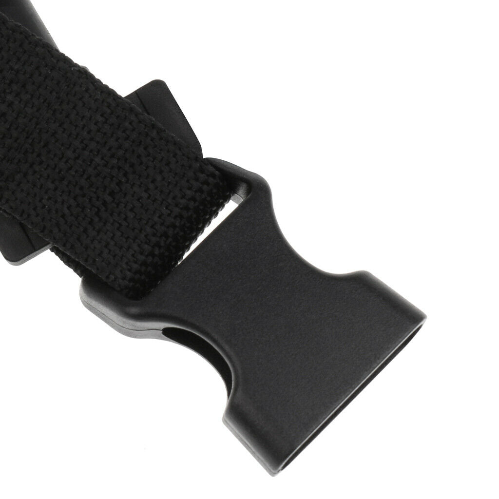 Scuba Diving Coil Camera Lanyard with Clips & Quick Release Buckle blue