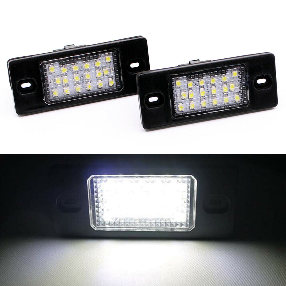 2PCS 18-3528 SMD LED License Plate Light Fit  for VW / Golf 5 5D Touring