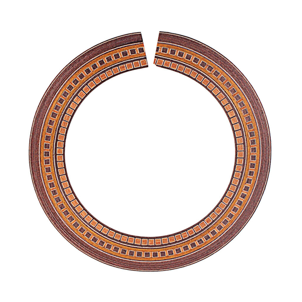 Wood Guitar Soundhole Rosette Inlay for Acoustic/Classical Guitars DIY
