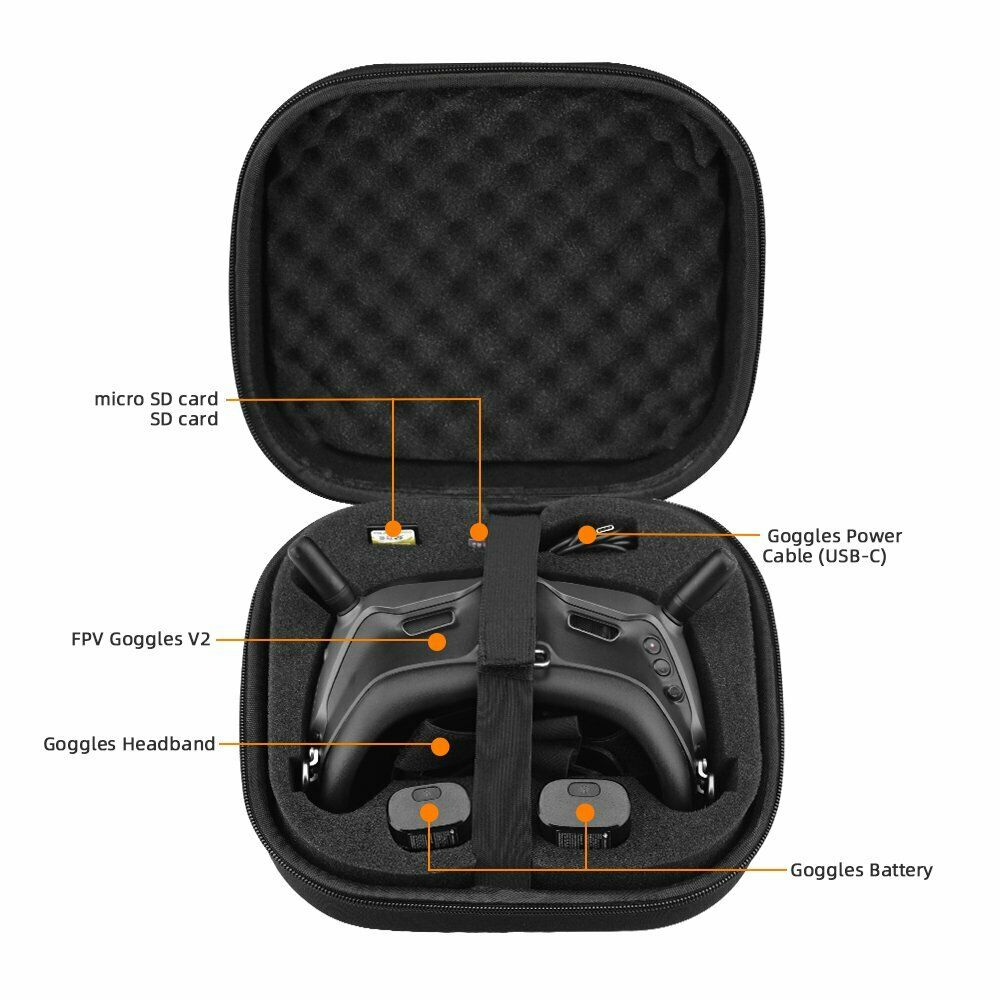 Storage Bag Protection Case Cover Suitcase for DJI FPV Goggles Flight Glasses V2