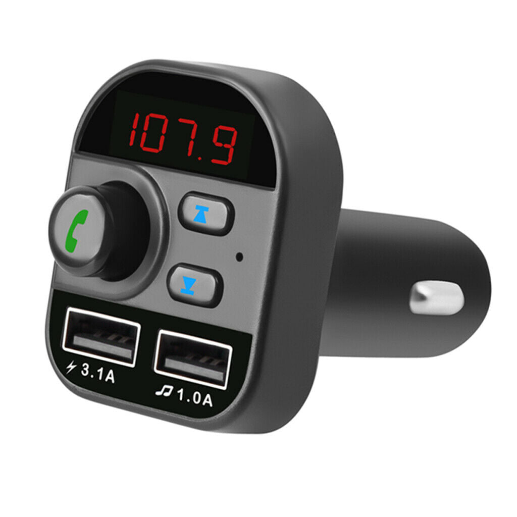 Bluetooth 5.1 Car MP3 Stereo Player FM Transmitter Dual USB