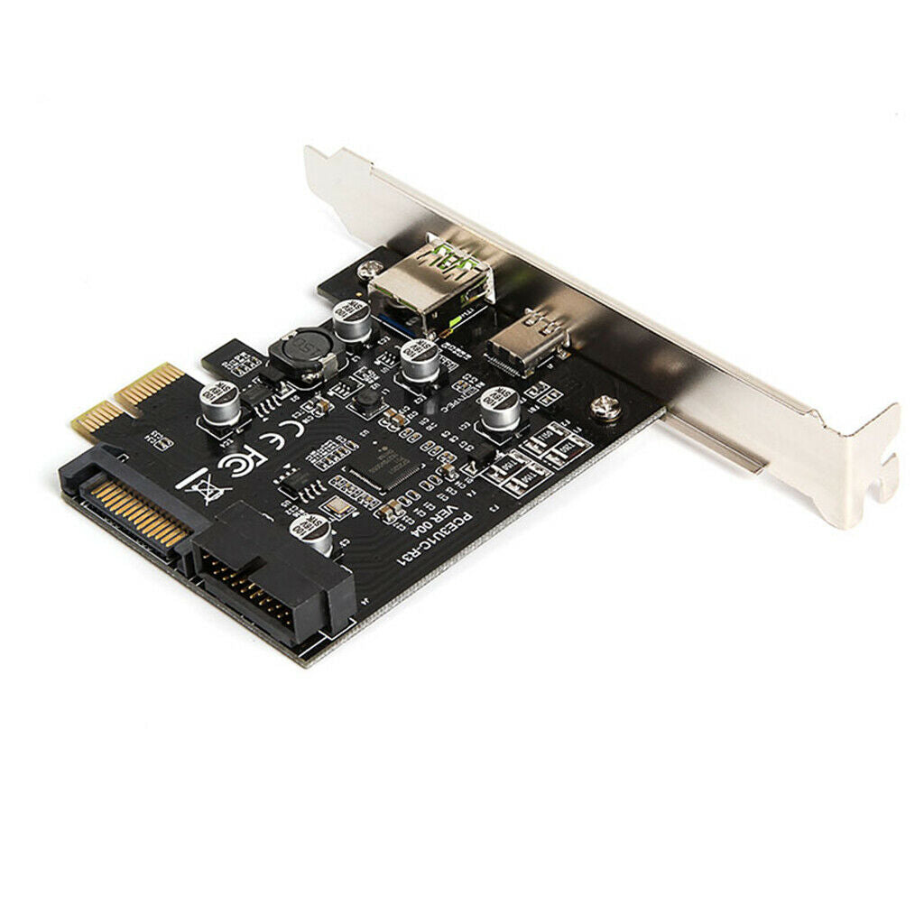 PCI-E to USB 3.1 (Type A +Type C) Expansion Card, USB 3.1 High Speed Internal