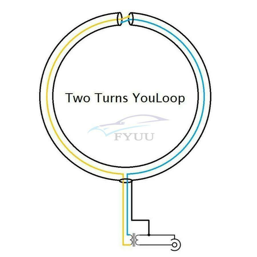 250mW T-shaped BALUN Passive Magnetic Loop Antenna For VHF Response Up To300 MHz